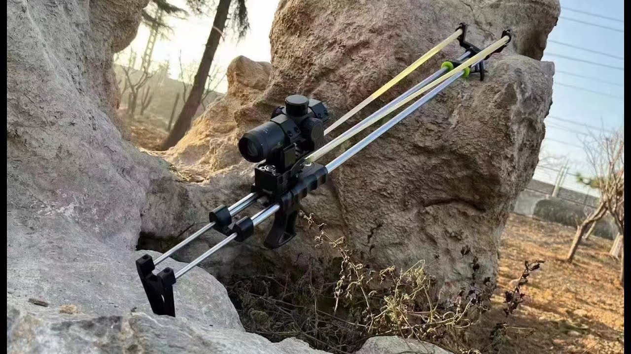 Best slingshot rifle from China，more precise than rifles#shorts #slingshot #shooting  #foryou