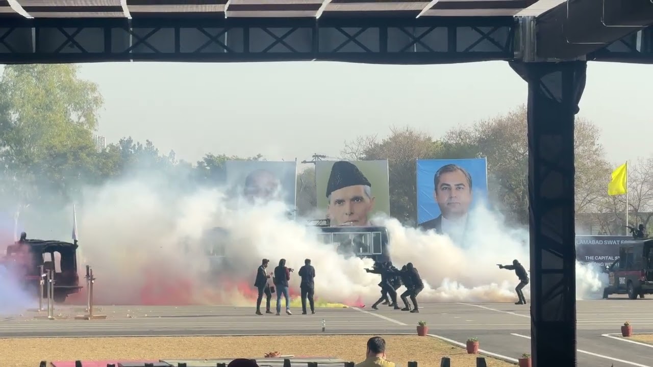 Police Training Rehearsal Demonstrates Discipline and Professional Skills 