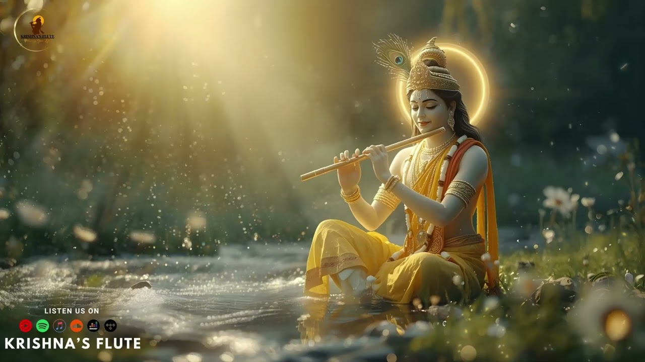 Deep Relaxation with Krishna’s Flute | Indian Meditation Music for Sleep & Healing