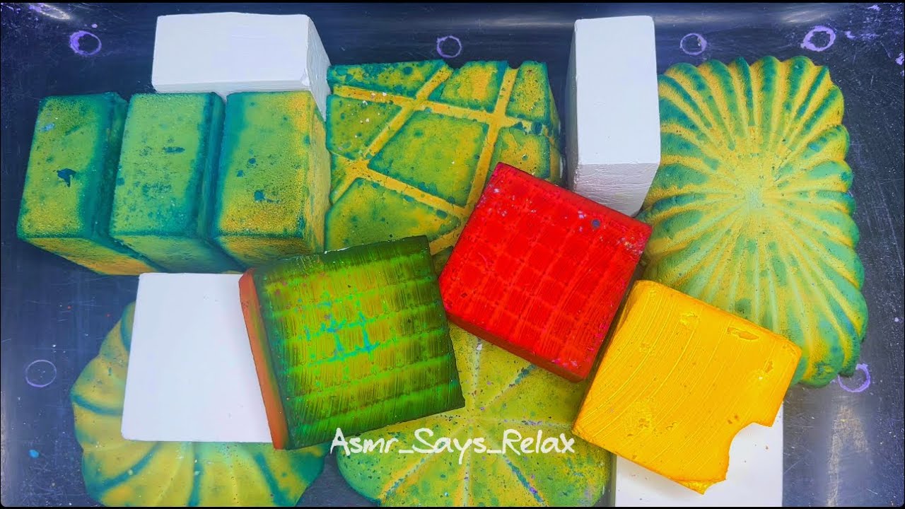 ASMR | Vibrant Dyed and PJ Gym Chalk | Green Soft Reforms