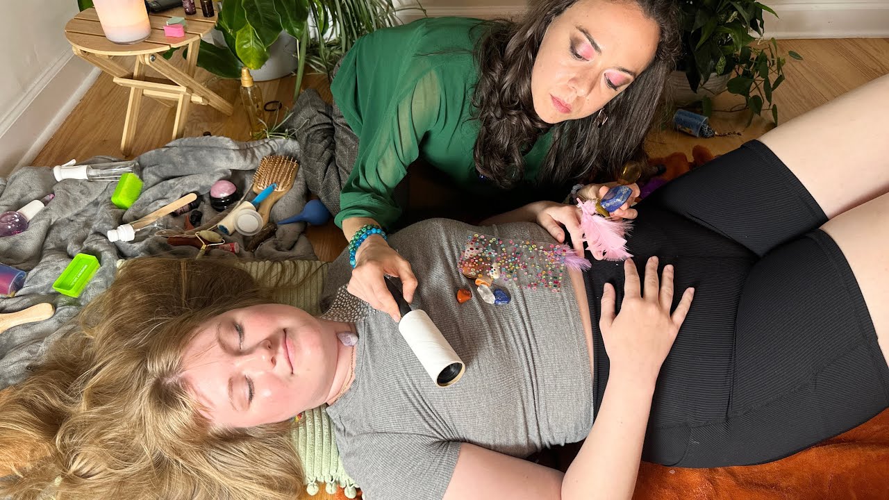 ASMR Fast & Aggressive Reiki | Chaotic Energy Healing |Fast Triggers [Real Person Sweeping, Stones