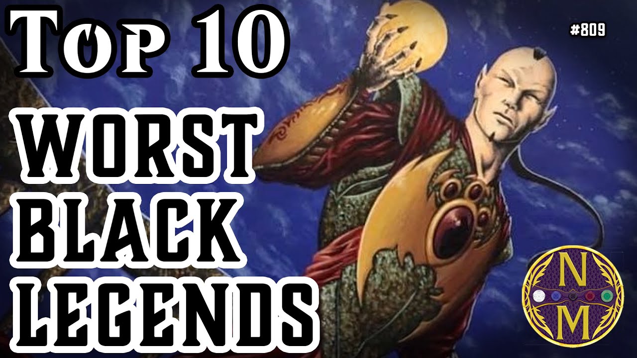 MTG TOP 10: The WORST Legendary Black Creatures of All Time | Magic: the Gathering