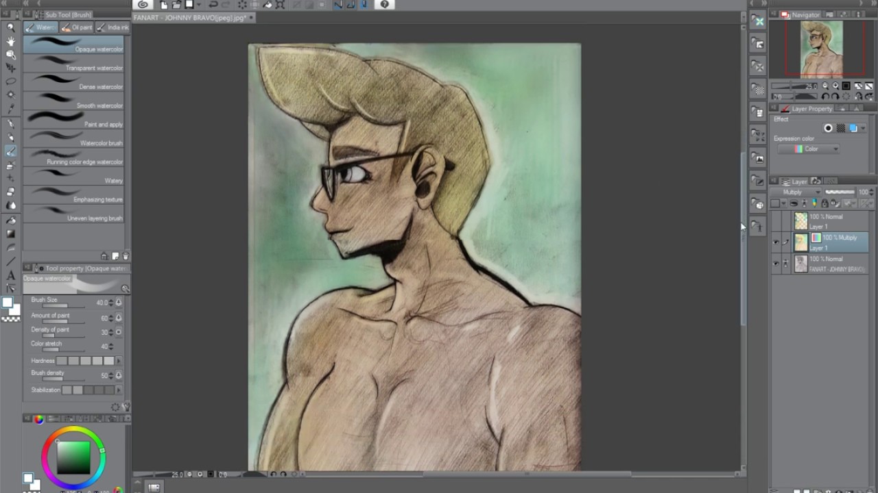 #Clipstudio New auto-coloring feature in update 1.8.4