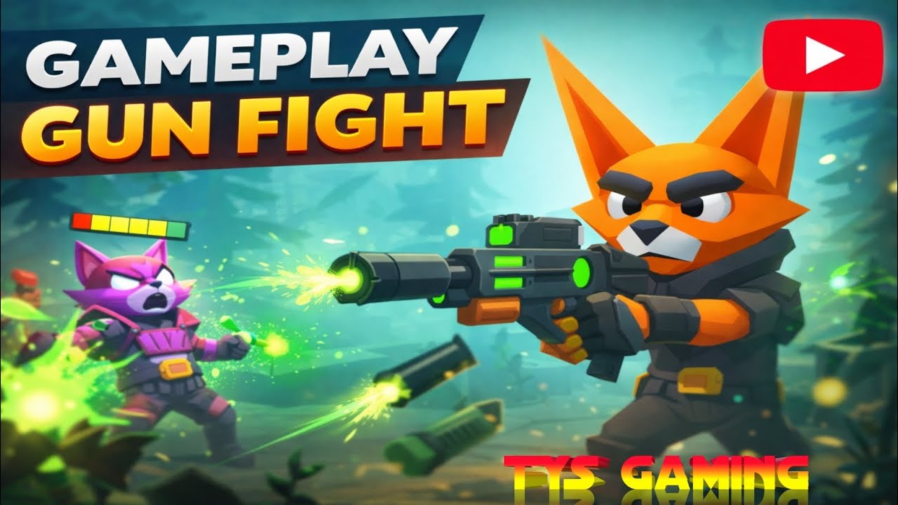 Epic Animal Gun War 🦊🔥 Full Action Gameplay