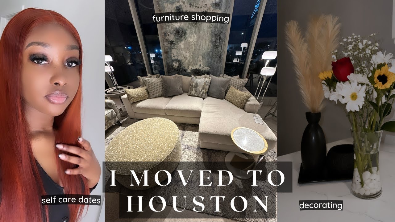 MOVING VLOG 2: I MOVED TO HOUSTON!! 🥹 FURNITURE SHOPPING, TARGET HAUL, FOUND MY COUCH!