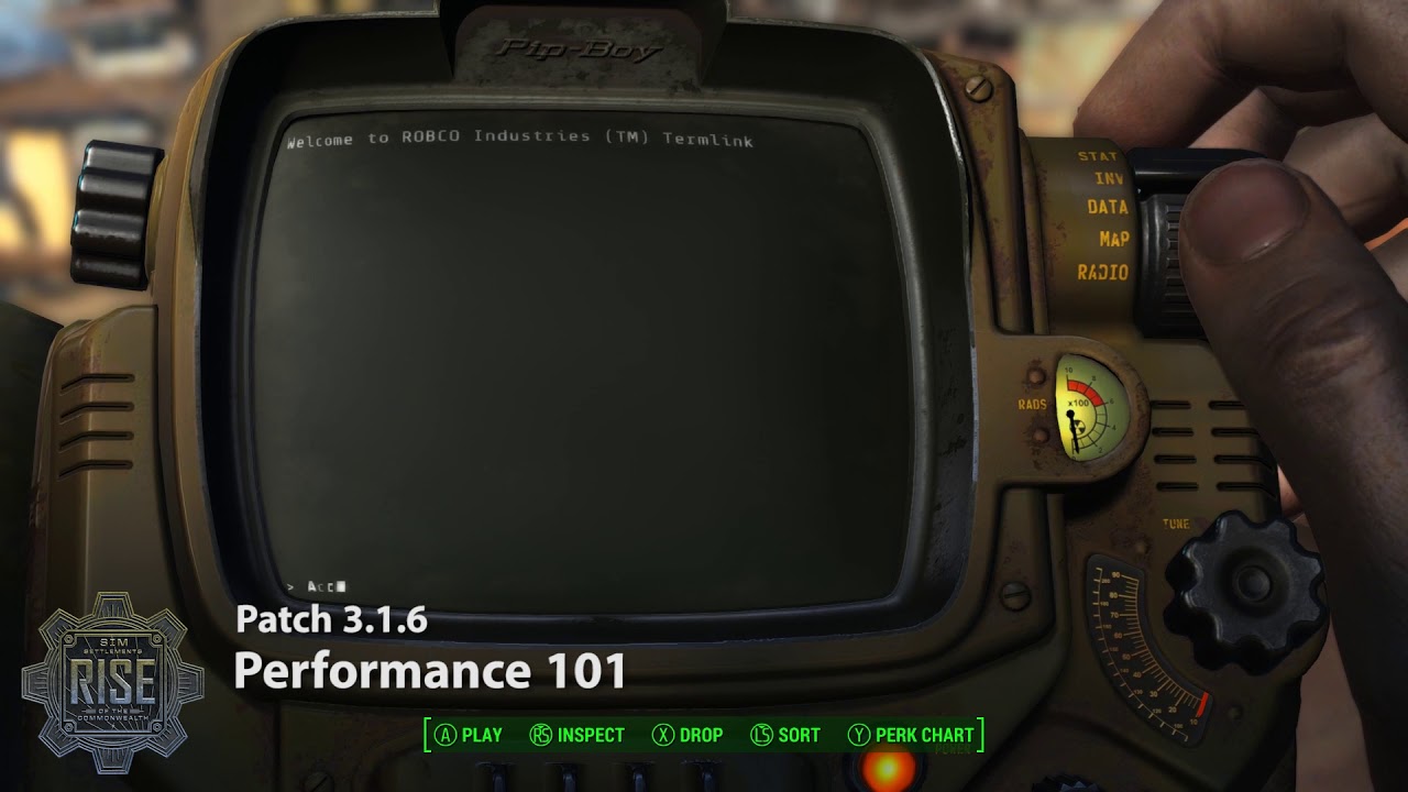 Sim Settlements: Patch - Performance 101