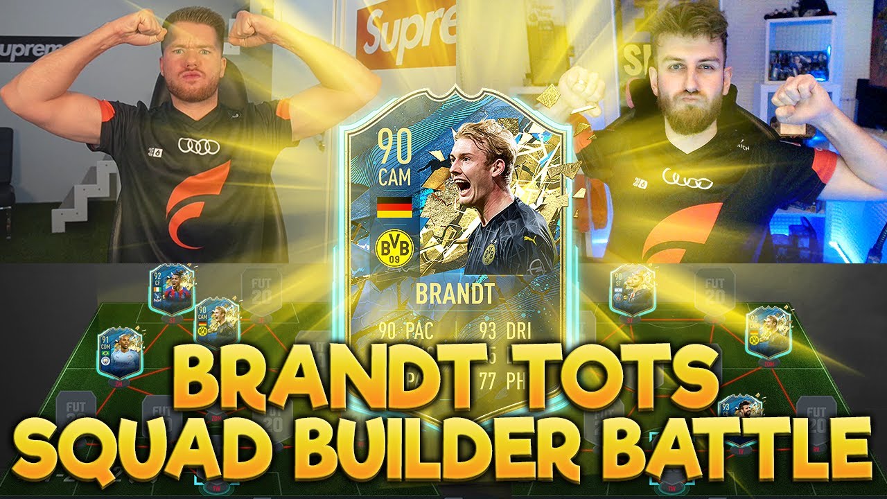 FIFA 20: BRANDT TOTS SQUAD BUILDER BATTLE vs STYLO (ESPORTLER) 😱🔥