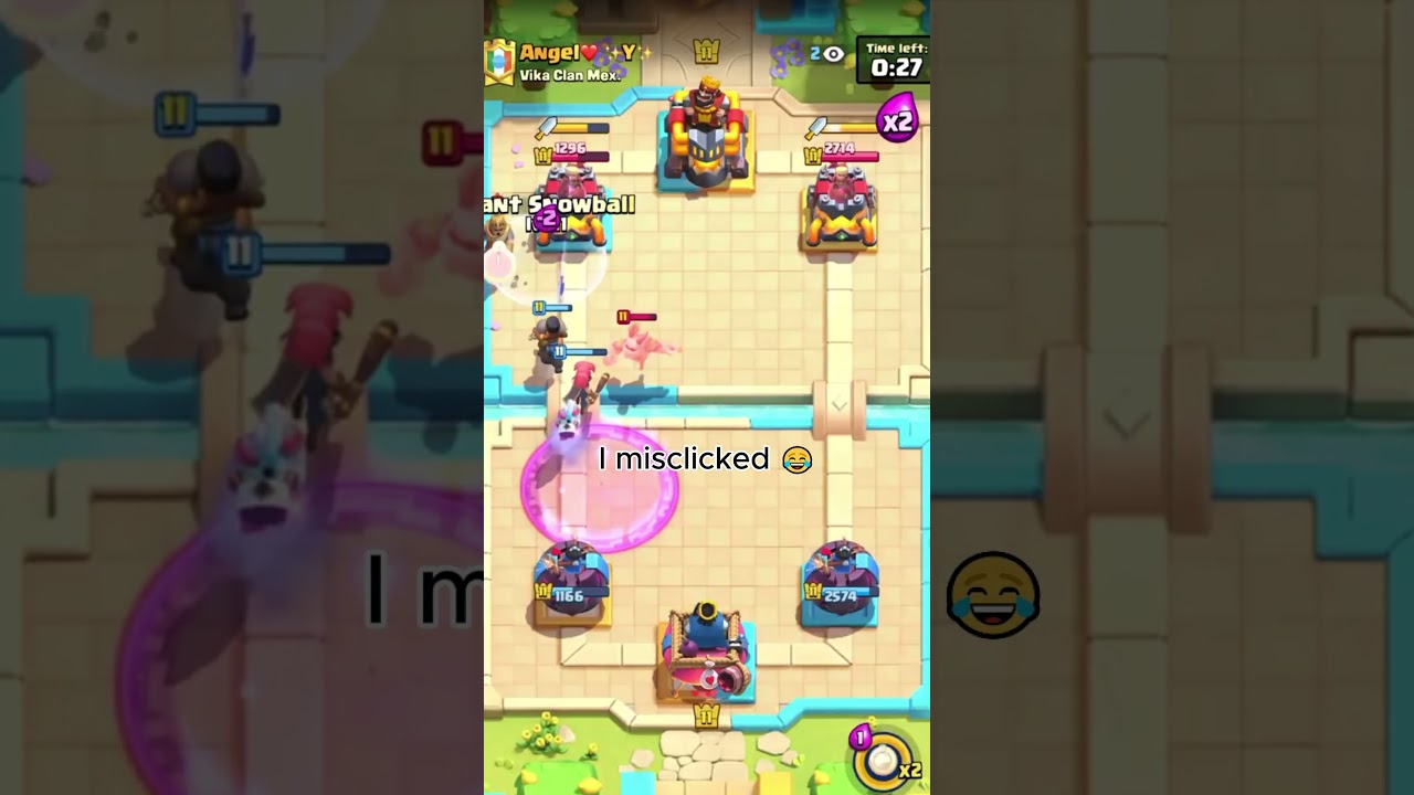 The lightning ALMOST sold me😂 #clashroyale #clashroyalegameplay