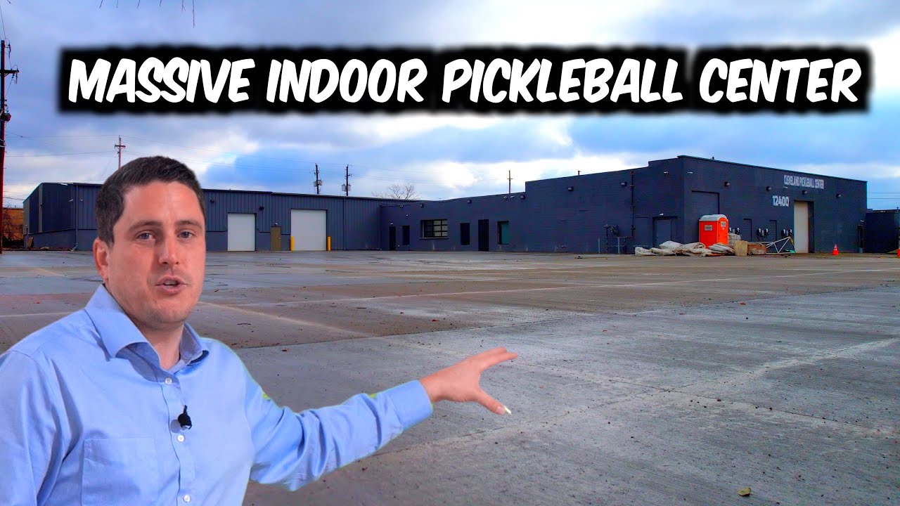 Massive indoor pickleball center final stages of construction
