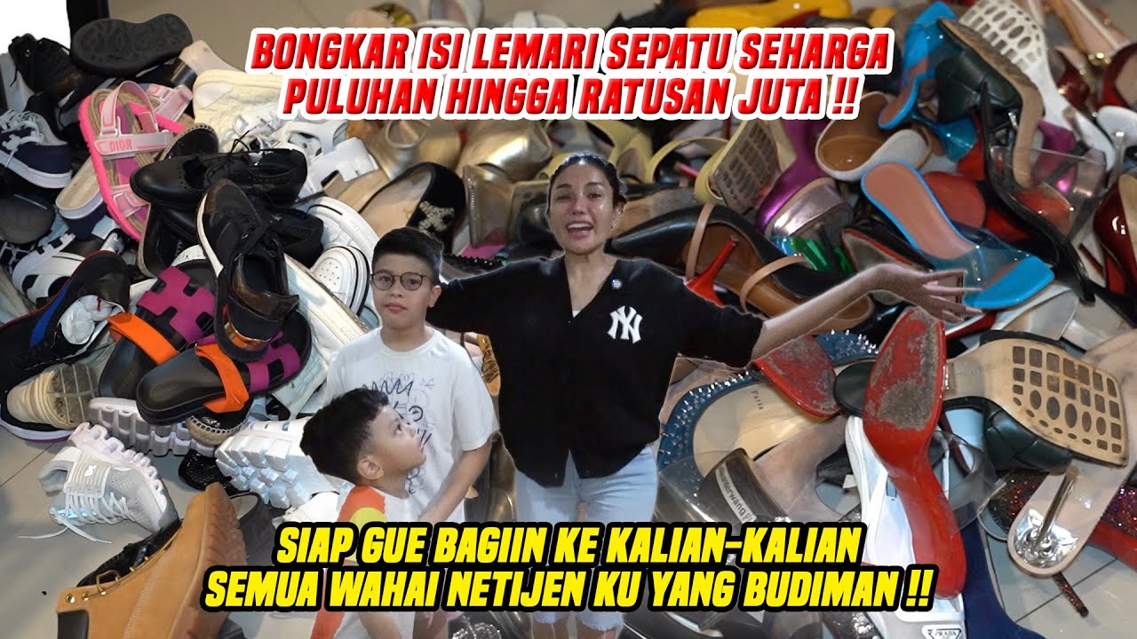 BONGKAR SEPATU PULUHAN JUTA BAHKAN RATUSAN JUTA !! GUE MAU GIVE AWAY SEPATU INI.. ADA YANG MAU ??