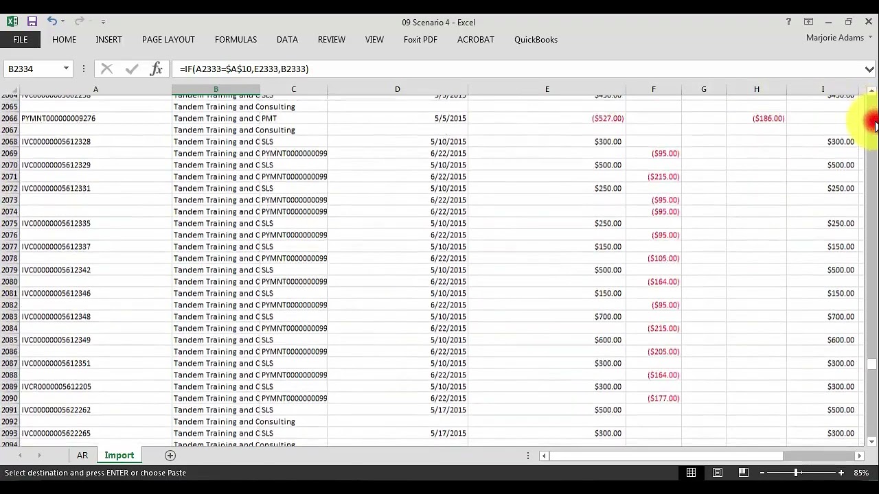 QuickBooks &mdash; Импорт данных о старении в дополненной реальности (AR) 2016