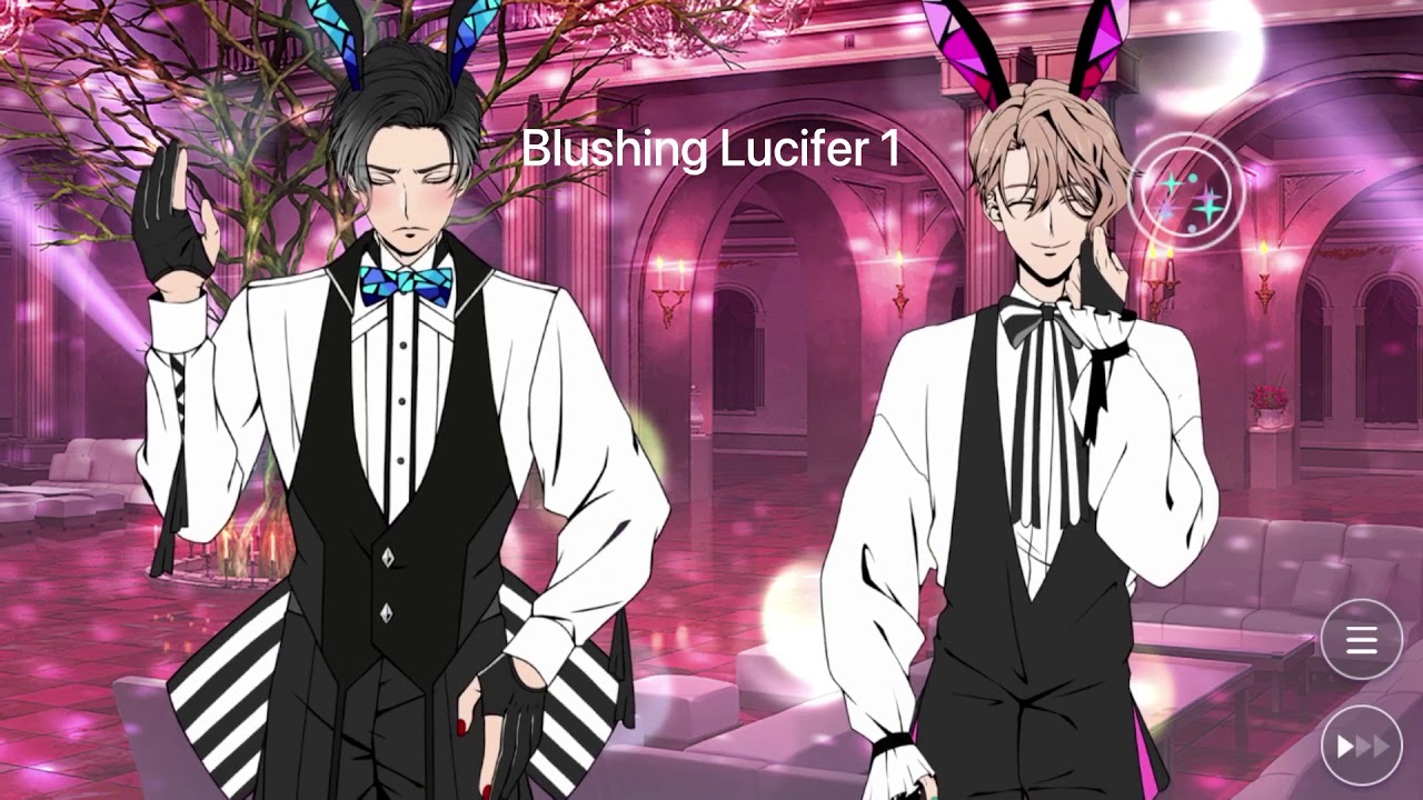 Obey me- Blushing/embarrassed Lucifer(mostly bunny event)