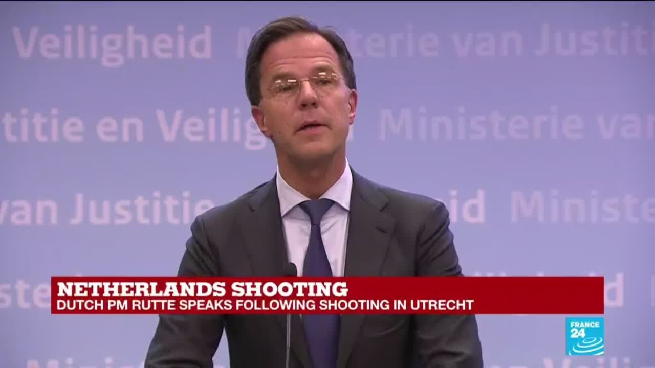 Netherlands shooting: Dutch PM Rutte speaks following attack in Utrecht