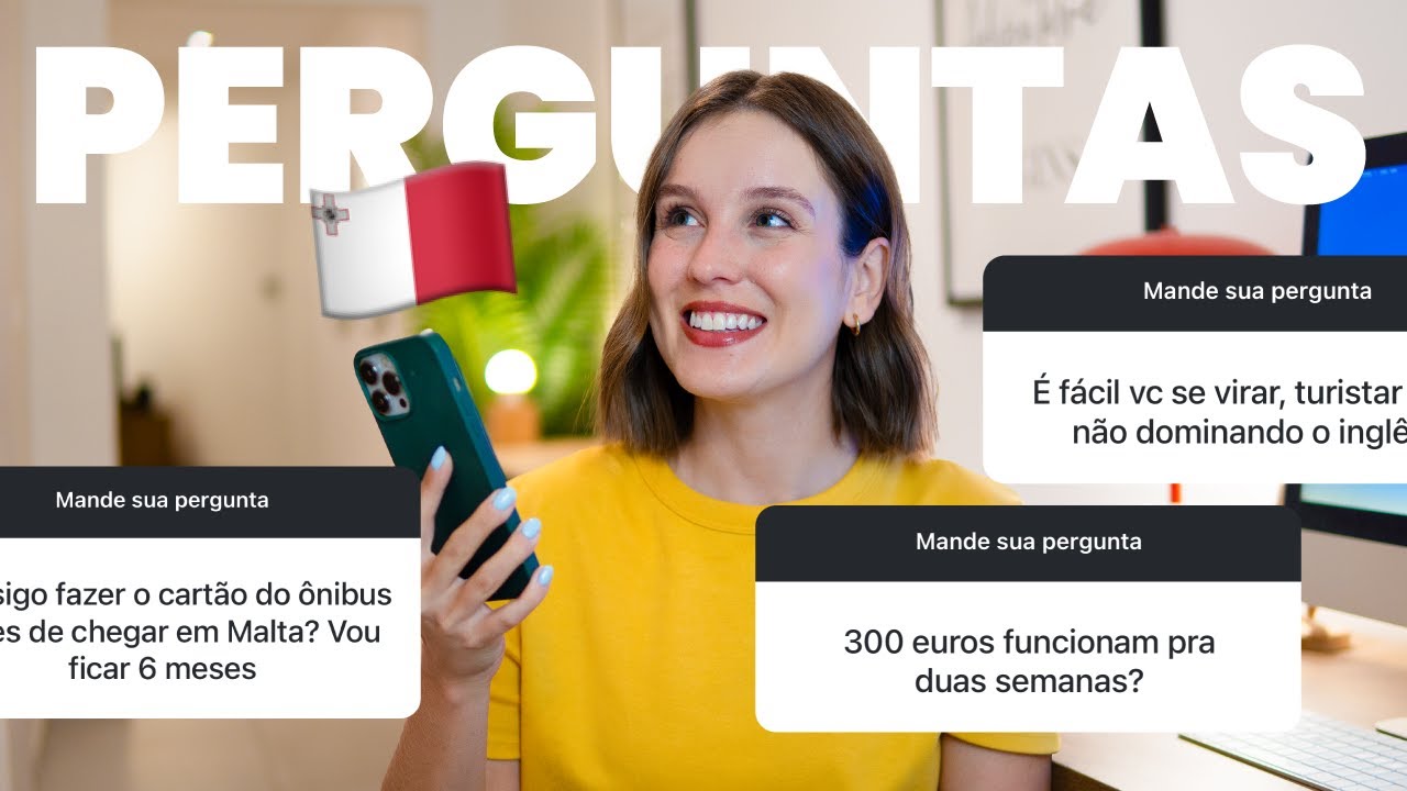 RESPONDENDO PERGUNTAS DE MALTA 🇲🇹 Cartão de transporte, dinheiro, intercâmbio com filhos e mais!