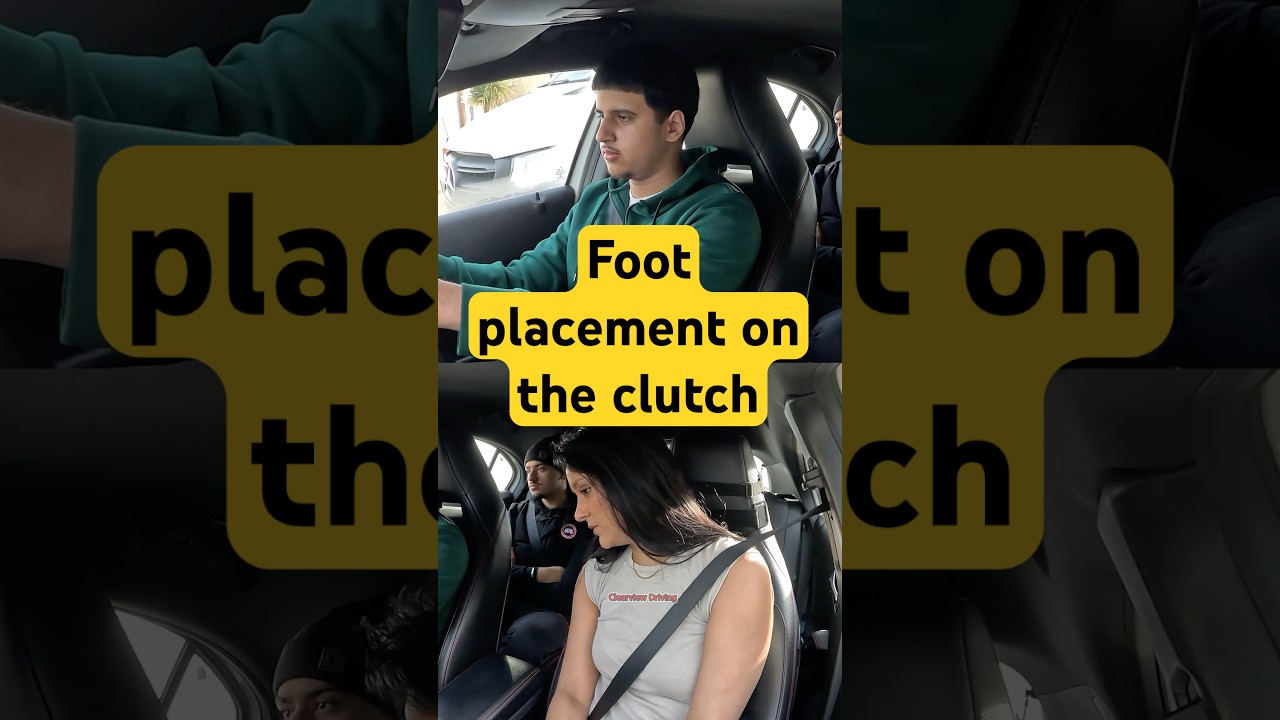 CLUTCH POSITION #driving #car #manual #foot #control #clutch #new #driver #london