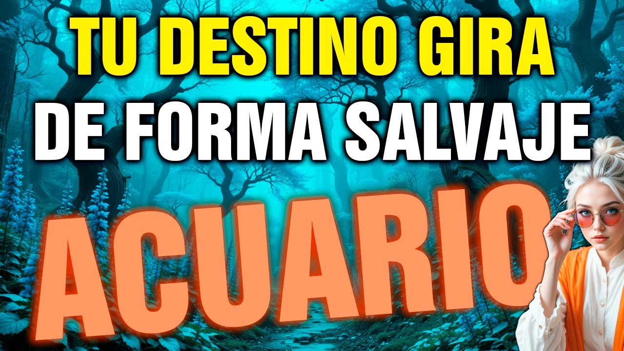 acuario 😨 LO QUE VIENE ES BRUTAL… VAS A TEMBLAR con este GIRO IMPACTANTE ⚡