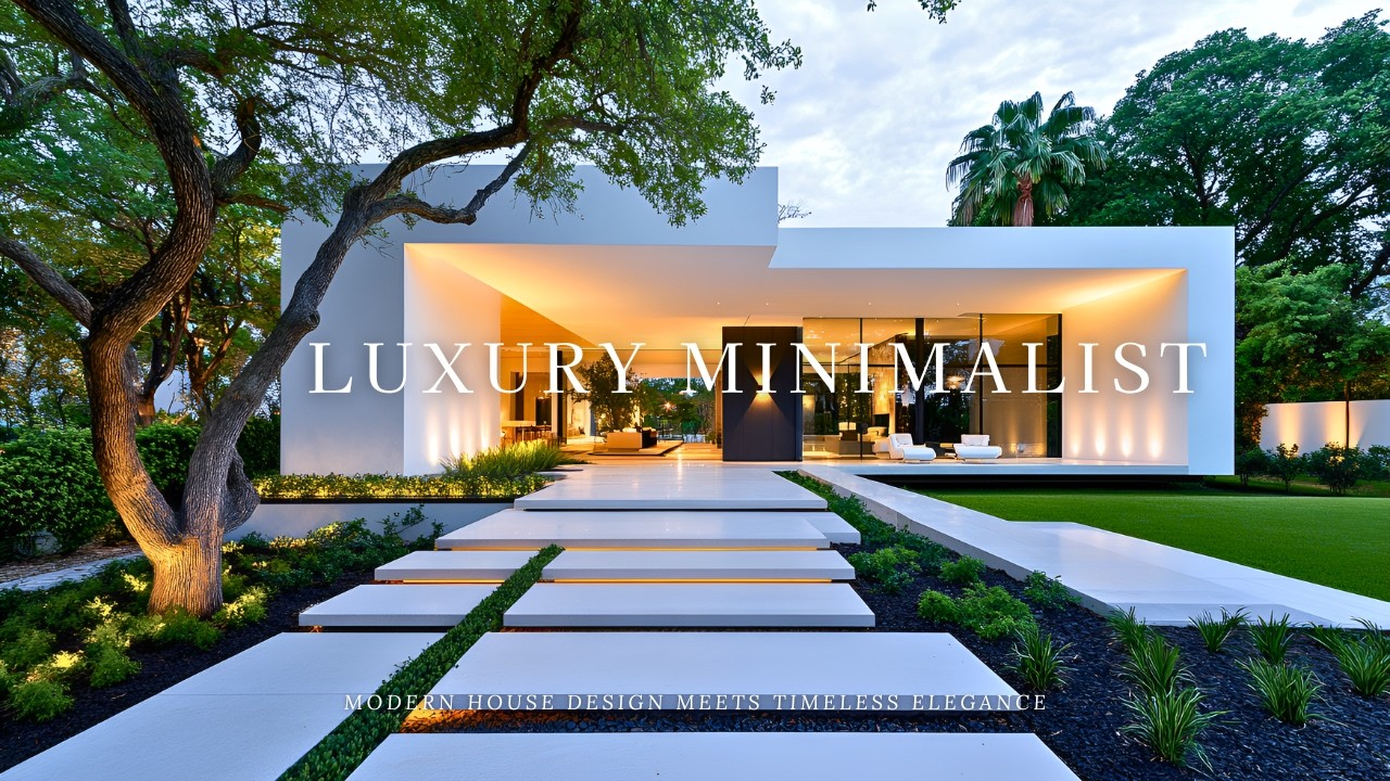 The Luxe Minimalist: Where Modern House Design Meets Timeless Elegance