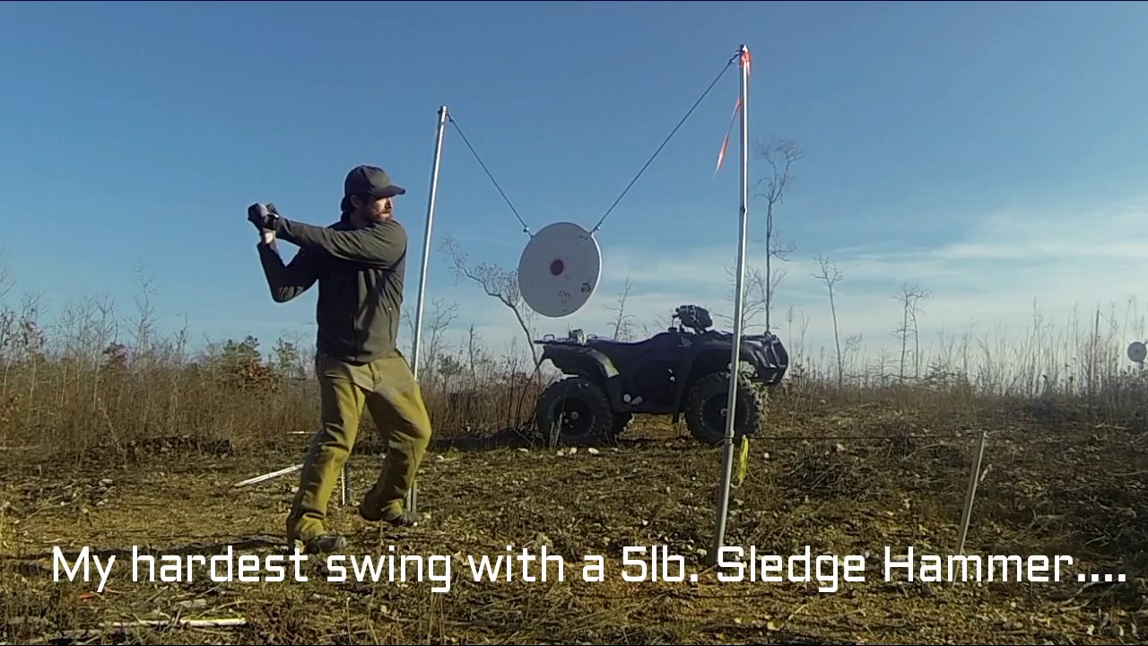 .416 Barrett vs. 5lb. Slege Hammer