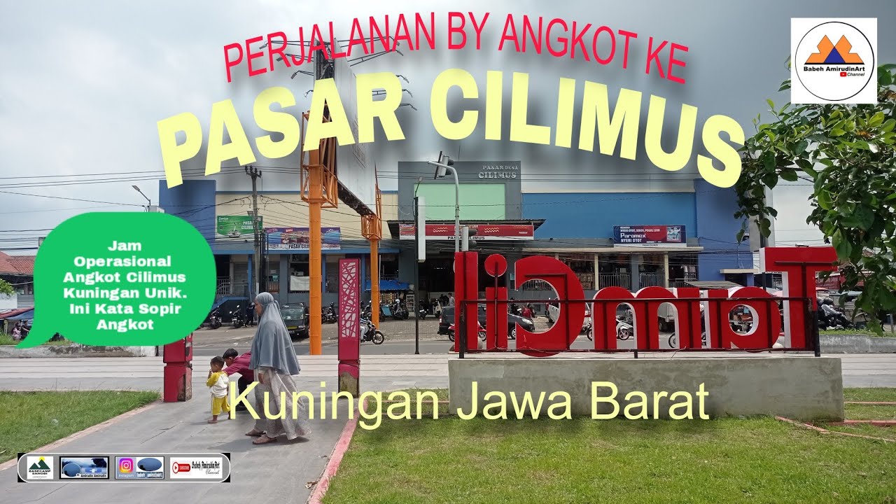 Perjalanan Naik Angkot ke Pasar Cilimus Kuningan Jawa Barat | Unik Jadw Angkot Disini