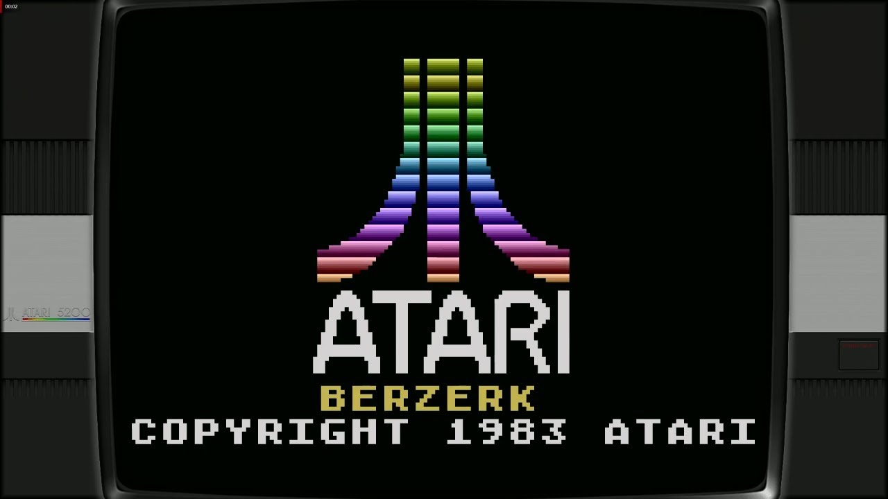 Berzerk [Atari 5200] – Classic Arcade Shooter with Evil Otto