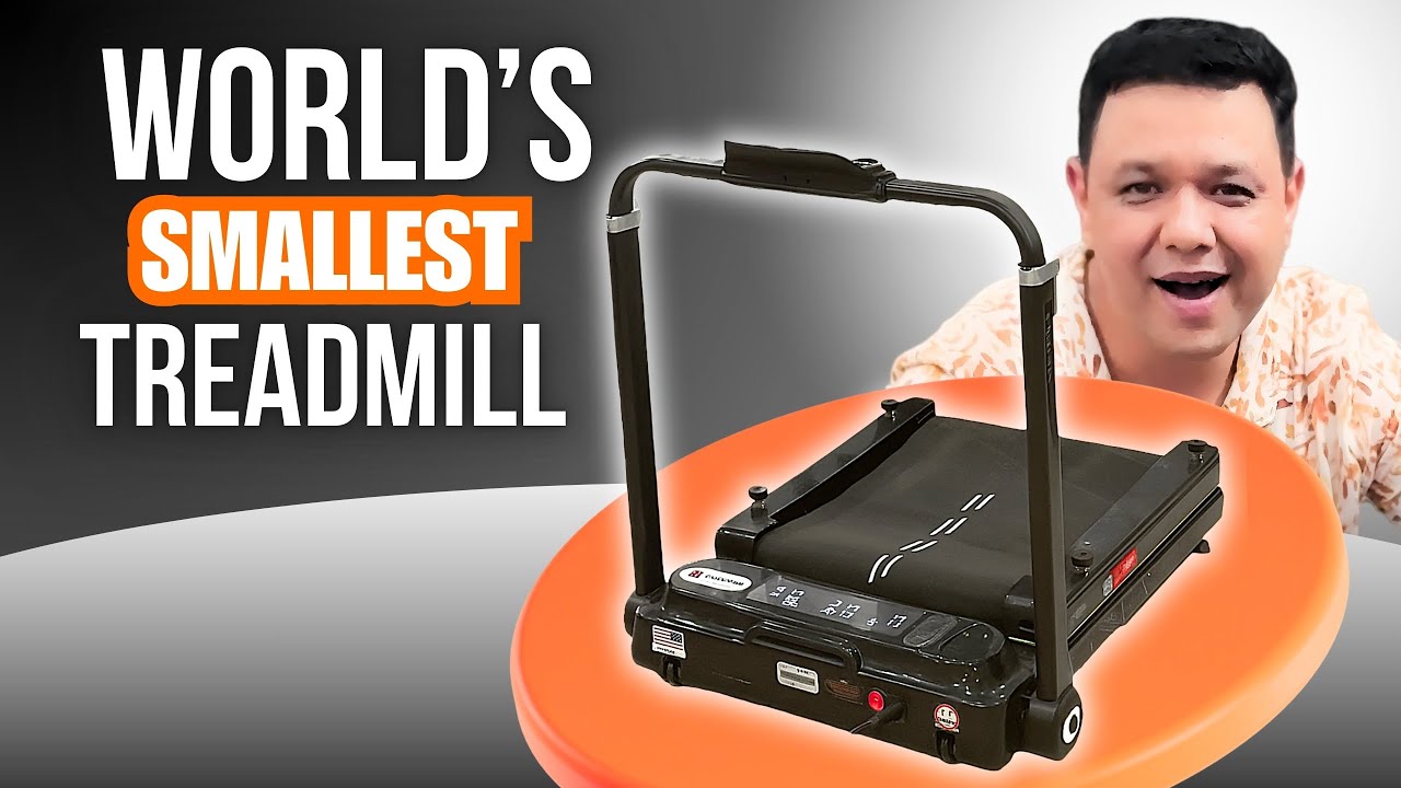 WORLD’S SMALLEST TREADMILL | Jogpad | #gym24equipments #treadmill 
