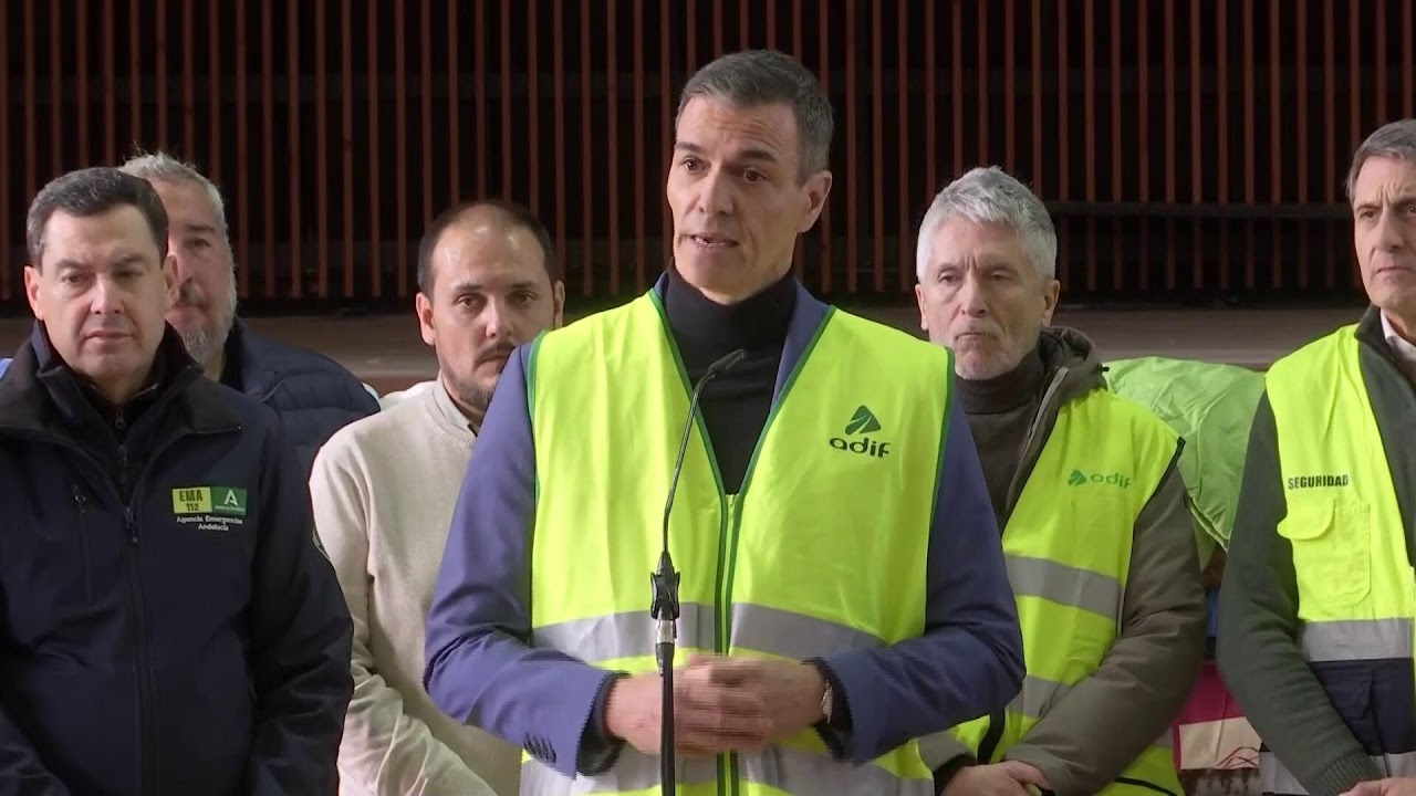 Comparecencia urgente de Pedro Sánchez y Óscar Puente sobren la tragedia en Córdoba