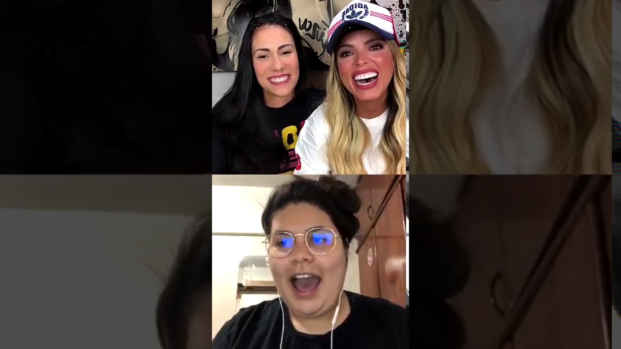 live natiza e convidada assiste q Vai dar altas risadas