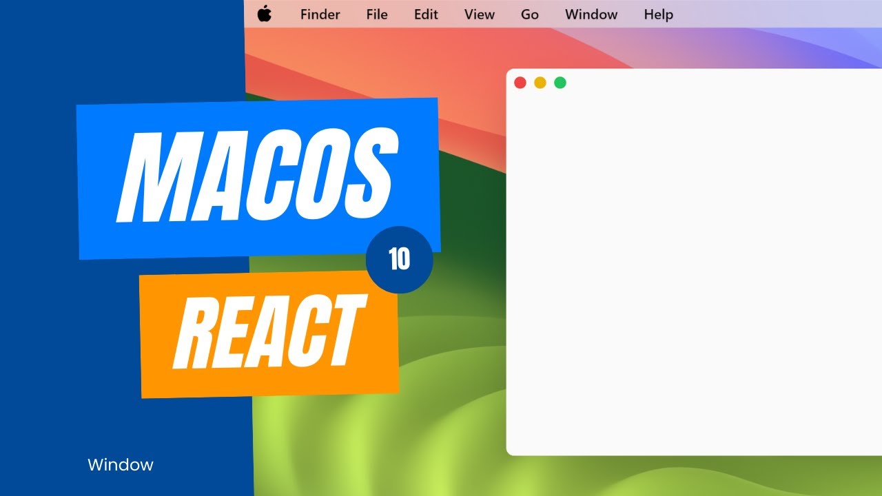 macOS Clone with React - 10