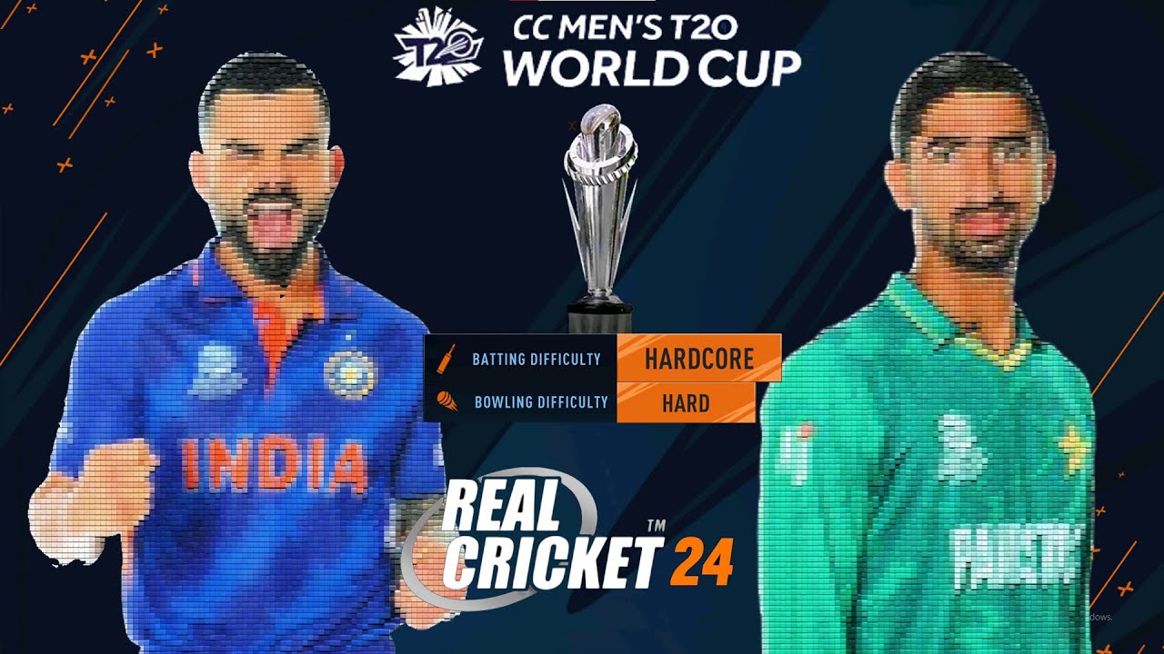 Revenge Match of 2021 World Cup- India vs Pakistan REMATCH T20 World Cup Real Cricket 24 Live Stream