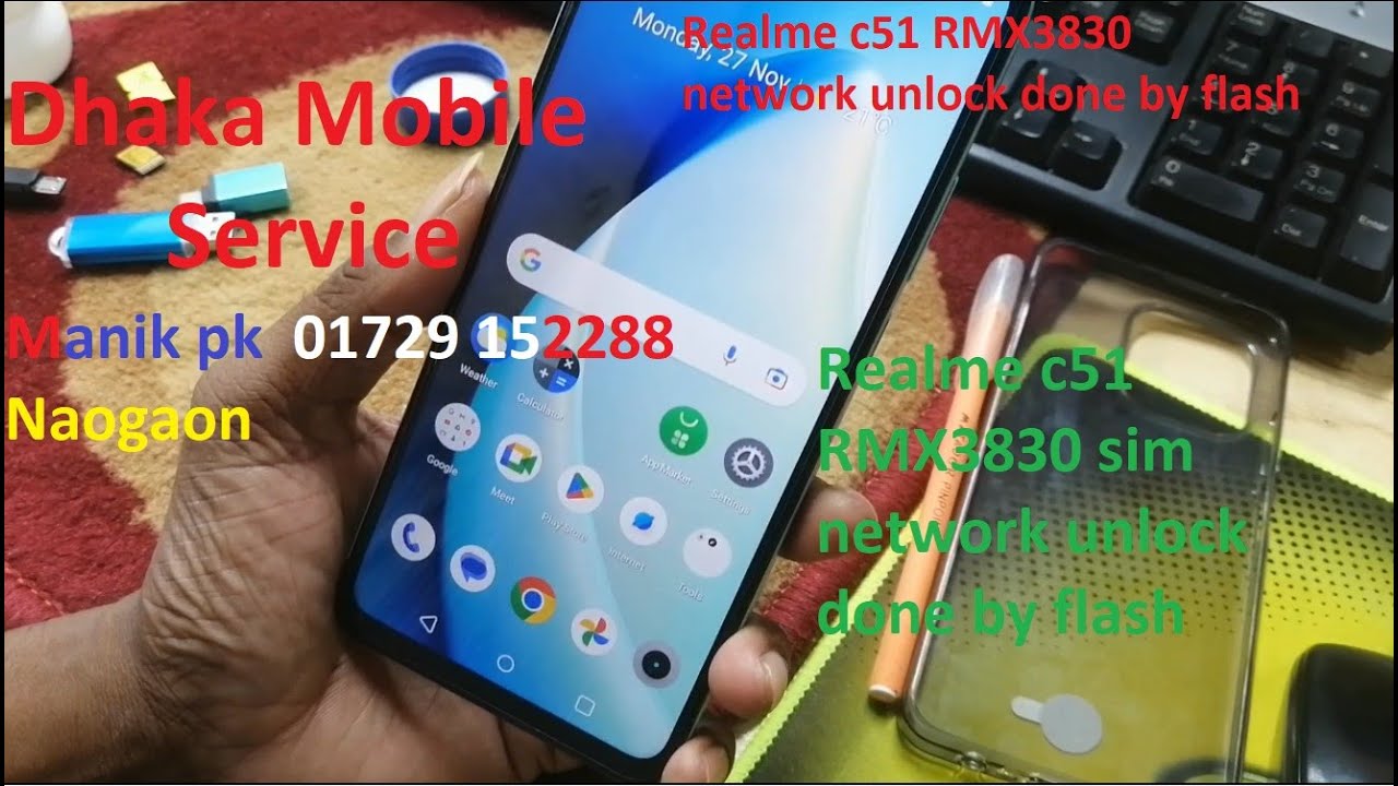 Realme c51 RMX3830 network unlock done by flash