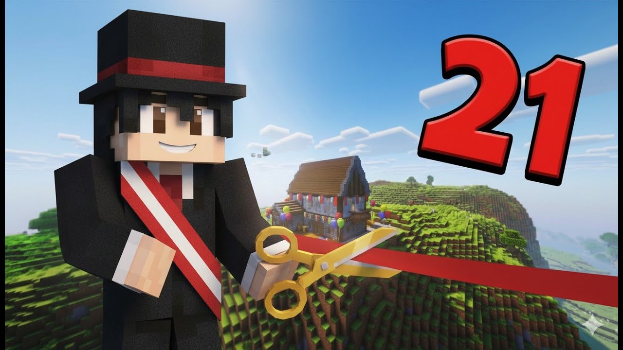 Minecraft ITA S1 E21 - INAUGURAZIONE UFFICIALE : IL SINDACO APPROVA!!