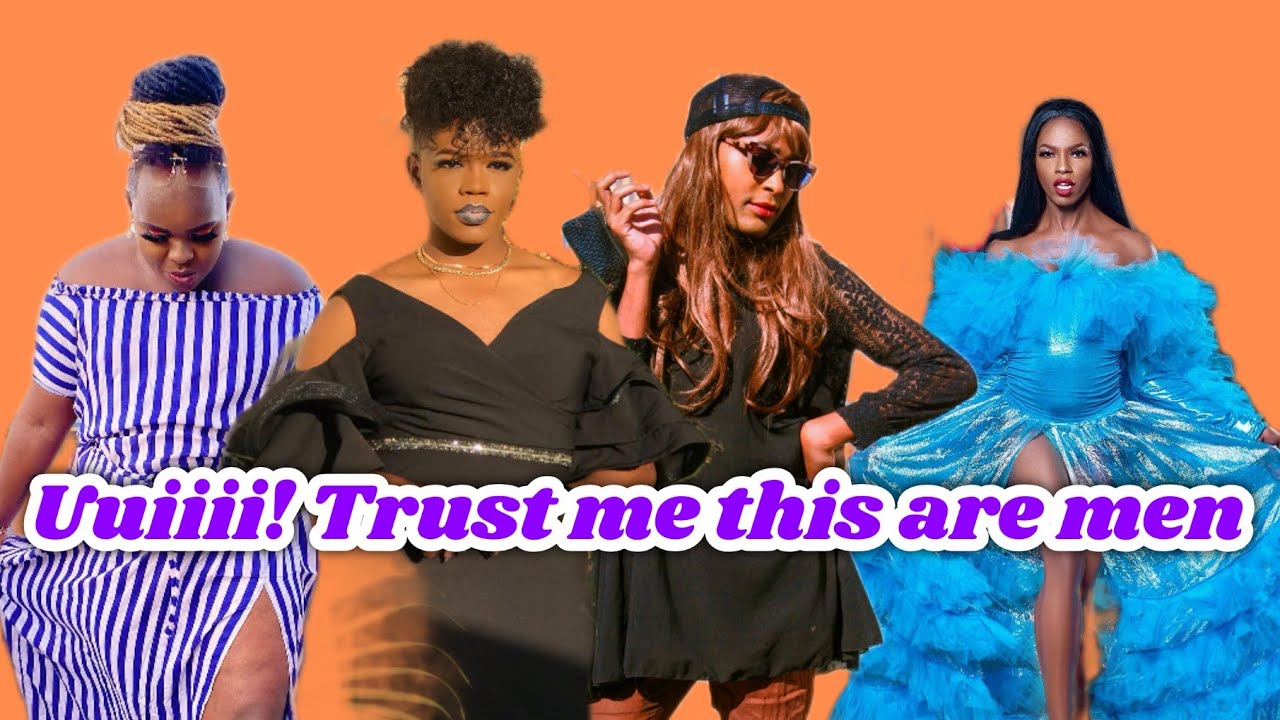 MEET KENYAN MEN  IN  DRESS AND ALL GLAMMED UP/MALE CROSS DRESSERS IN  KENYA