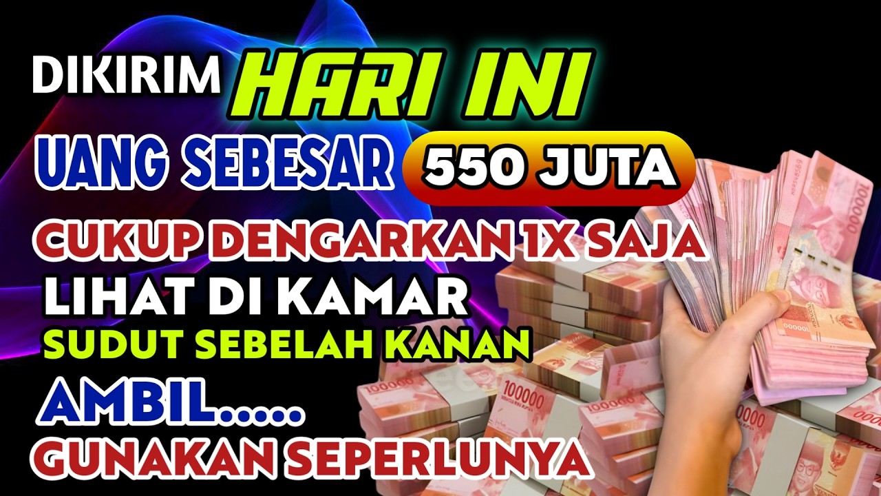 TERBUKTI NYATA‼️BARU PUTAR SEBENTAR UANG BENAR2 DATANG SENDIRI KERUMAH, DOA KEKAYAAN PALING MUSTAJAB