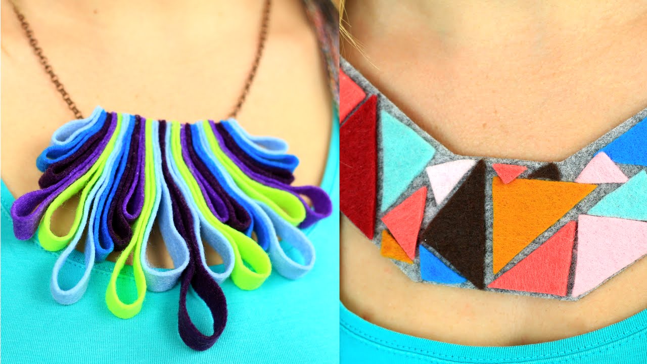 DIY Felt Jewelry Making Ideas