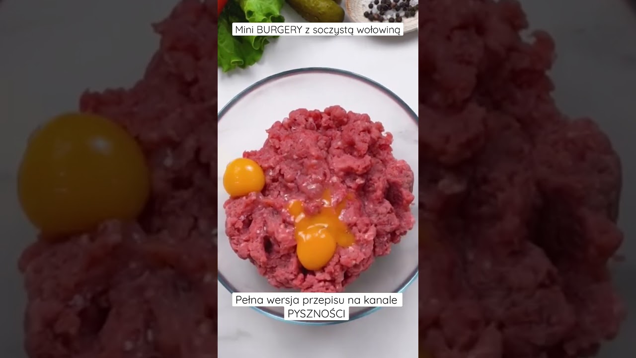 Mini BURGERY z soczystą wołowiną #shorts
