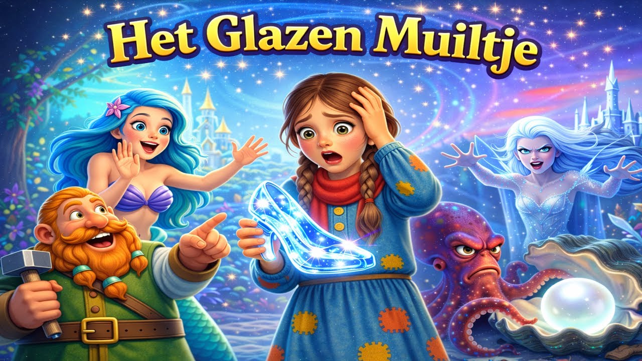 Magische glazen schoenen en het Wonderland | Volksverhaal – Bedtijdverhaal