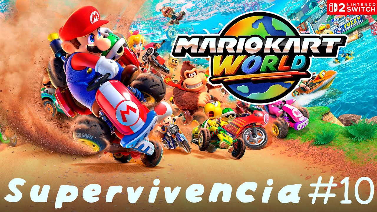 Mario Kart World | Modo Supervivencia #10 | Top 3 y Top 4 | No commentary