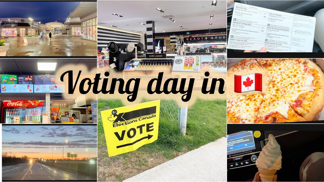 Voting in Canada + Pizza & Sephora Stop | Casual Vlog