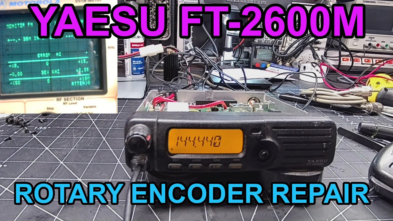 Yaesu FT-2600M Rotary knob repair