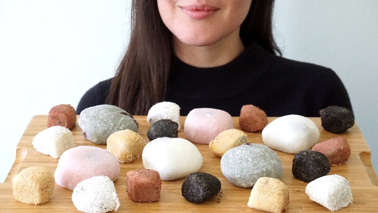 ASMR Eating Sounds: Mochi (No Talking) モチ
