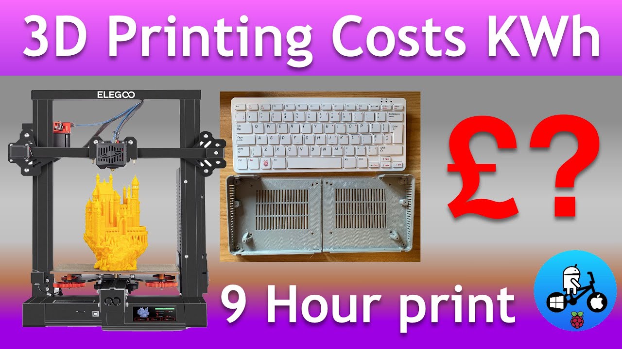 How much electricity does my 3D Printer use? 9 Hour print.