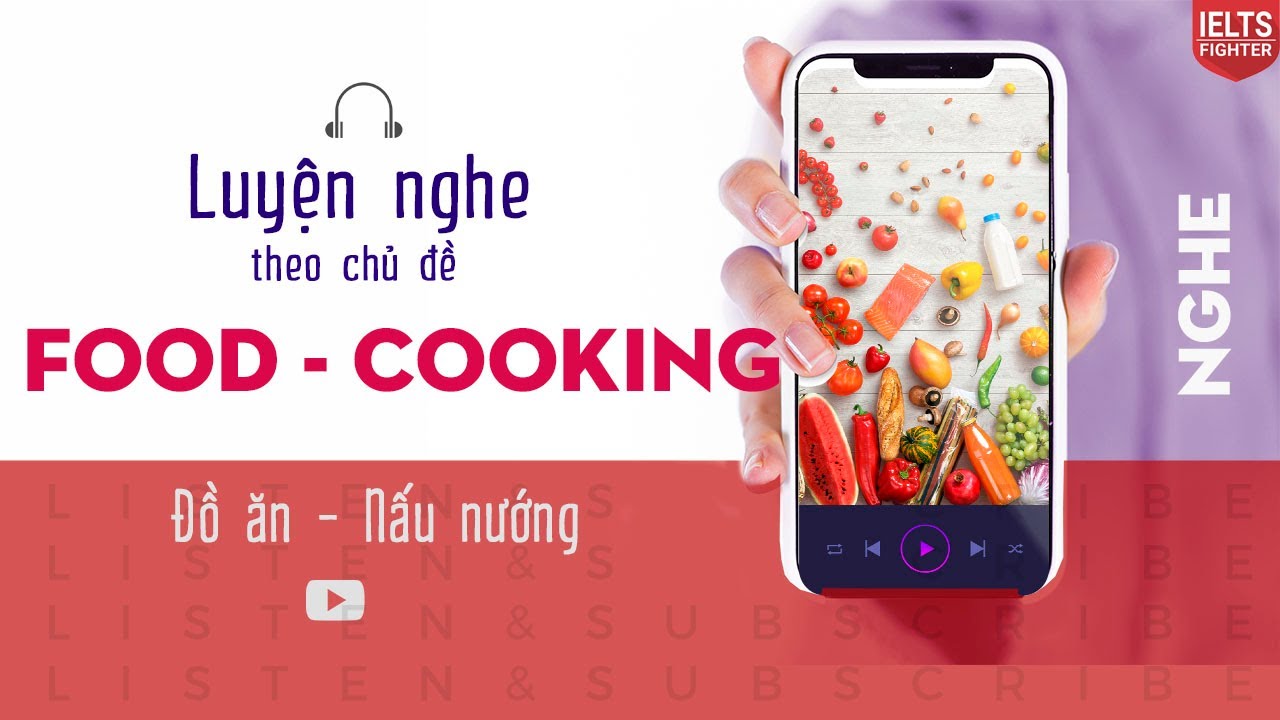IELTS Listening online: Food and Cooking | IELTS FIGHTER