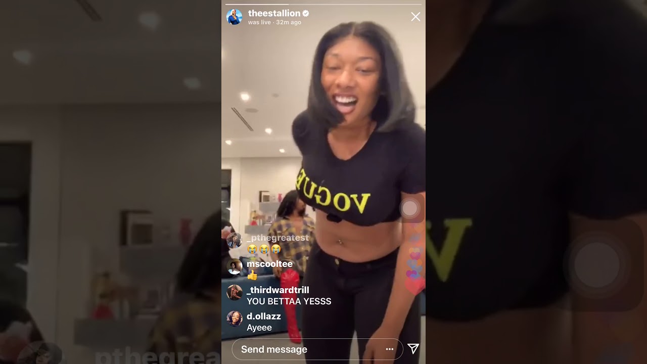 Megan thee stallion instagram live (10-2-2019