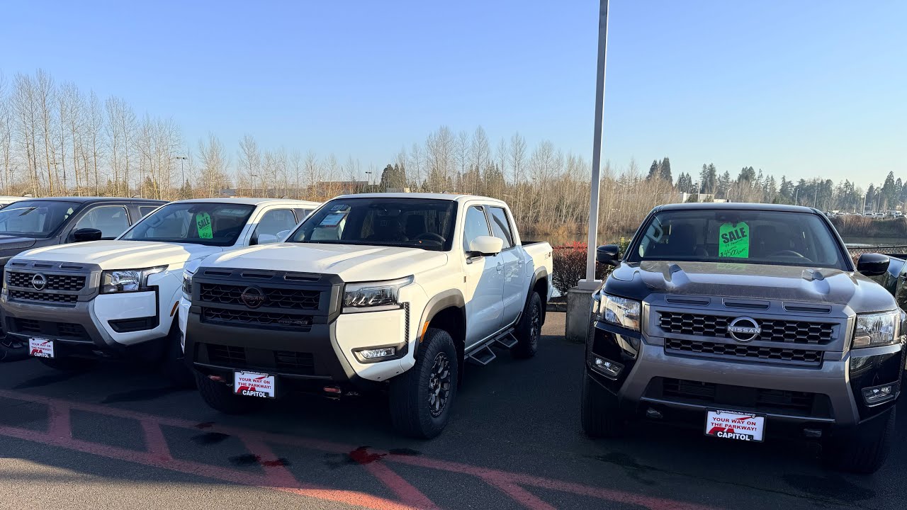 Nissan Frontier 2026 года со скидкой в ​​тысячи долларов и дешевле, чем Toyota Tacoma 2026 года.