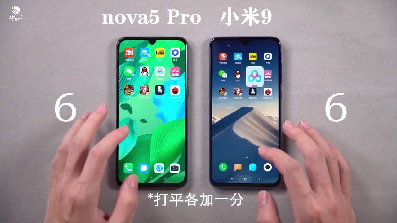 Huawei Nova 5 vs Xiaomi Mi 9 Speed Test 2019
