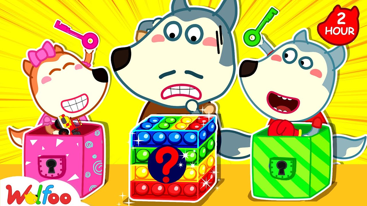 Wolfoo Has Fun Playtime With the Pop It Box - Pop It Challenge for Kids | Wolfoo Family