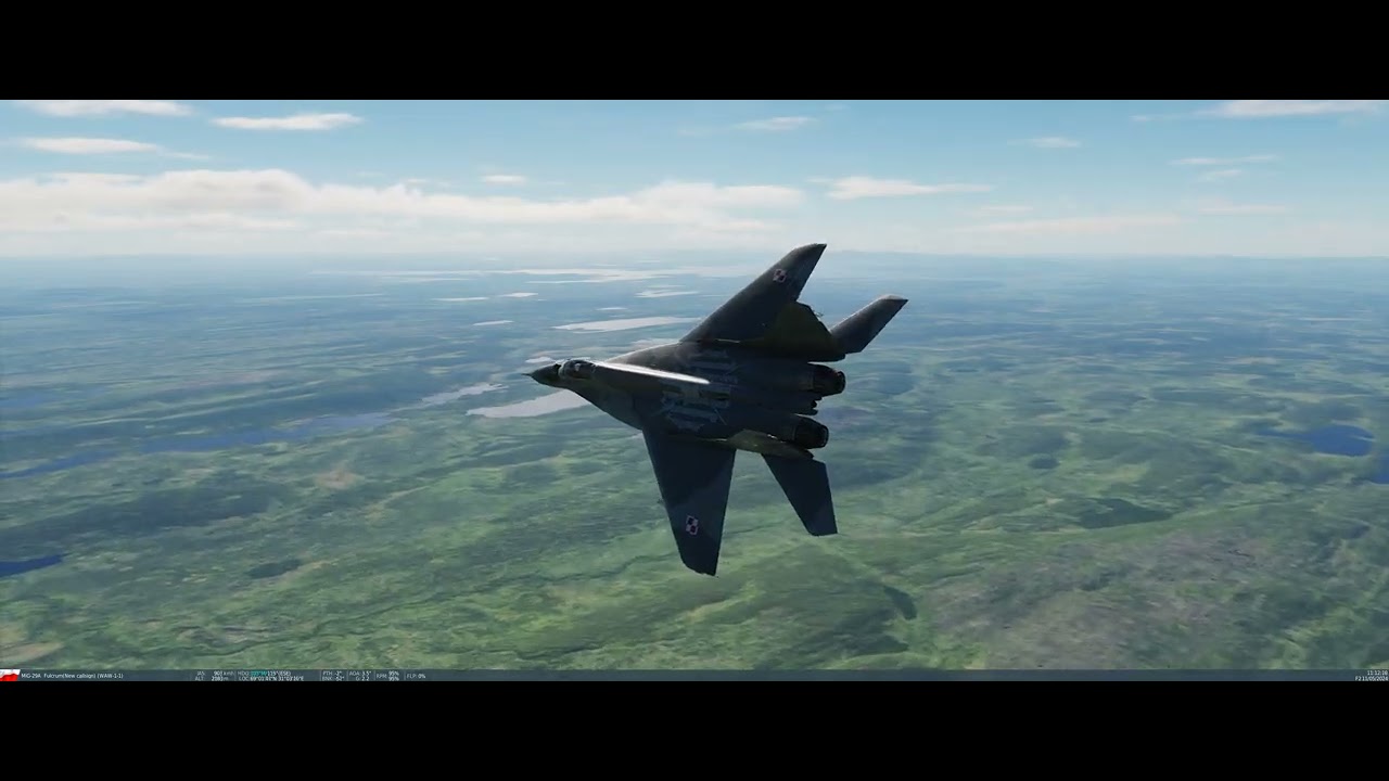 Digital Combat Simulator - Mig 29A Fulcrum, ground attack bombs and rockets on Cola map.
