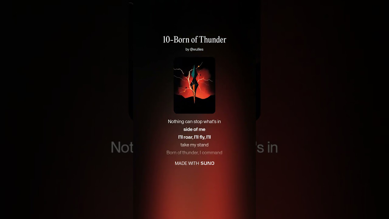 Born of Thunder