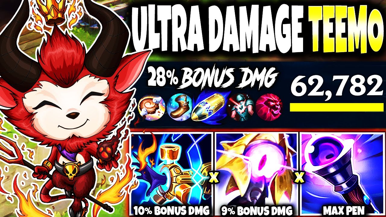 Ultra 28% Bonus True Damage TEEMO BUILD is here to Terrorize the RIFT 🔥 LoL Top Teemo s13 Gameplay