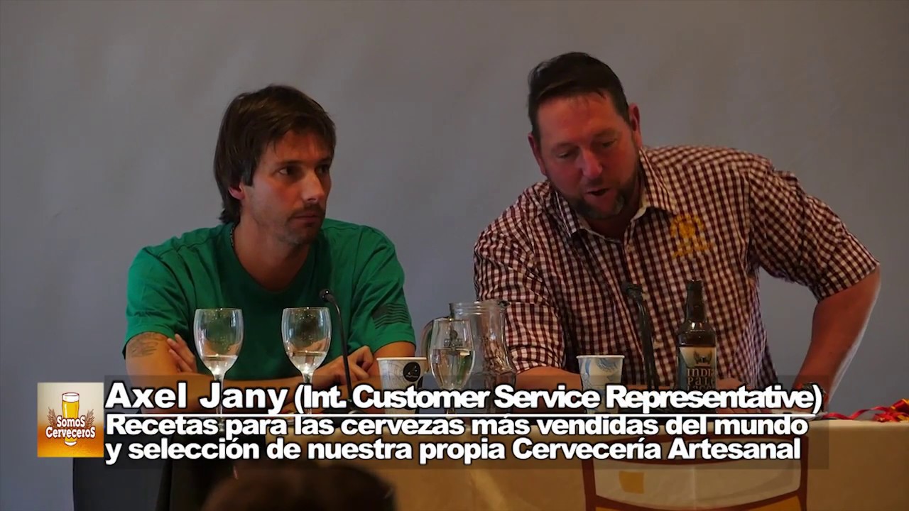Axel Jany - Weyermann - Festival Somos Cerveceros - Recetas para las Cervezas mas vendidas del mundo